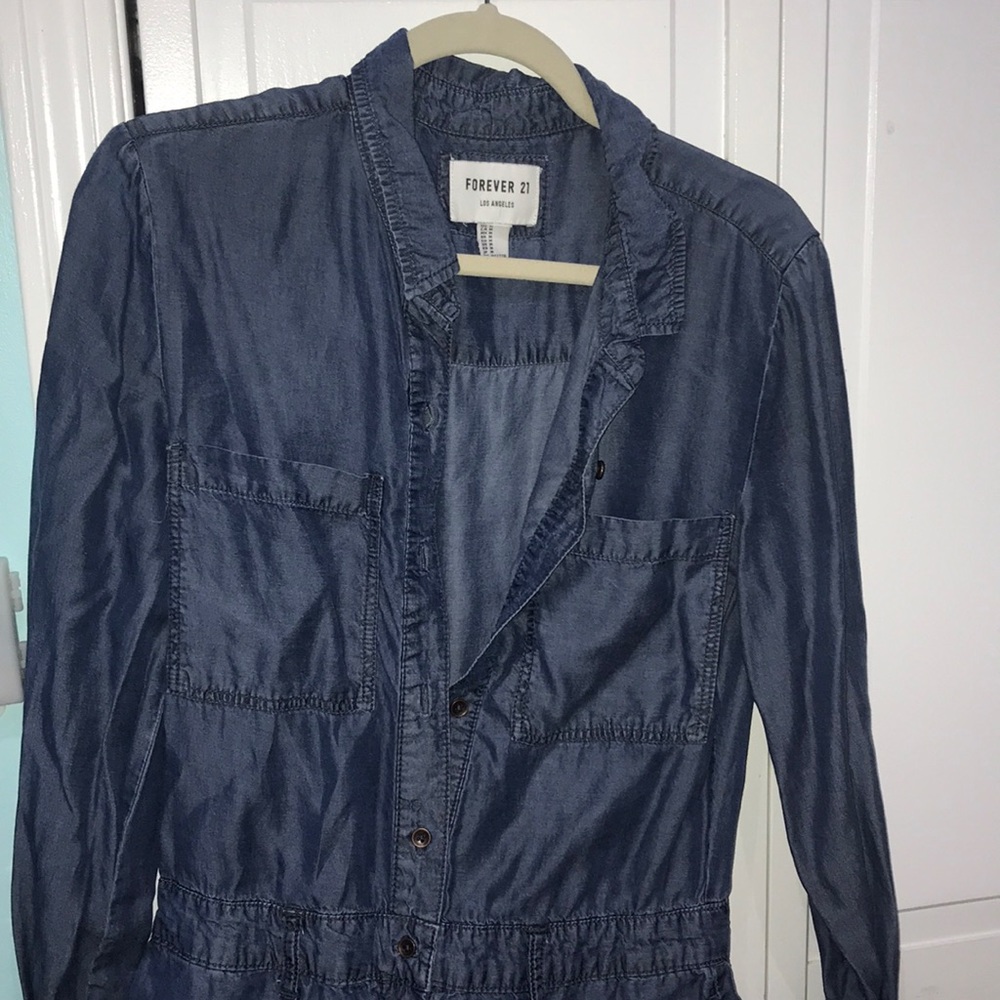 denim romper